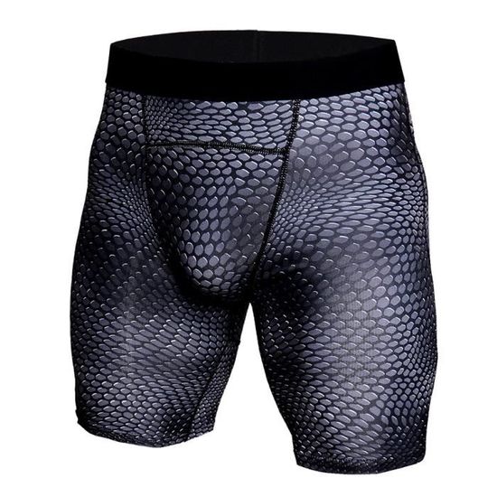 Sous-vêtement De Course Séchage Rapide Short De Compression Homme - Sport, Séchage Rapide, Poches, Anti-Frottement - Taille L, Noir Short Running Anti-frottement