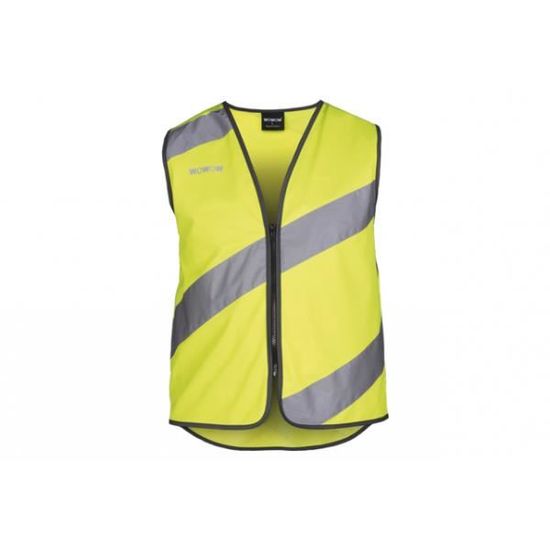 Combinaison Anti-Pluie A-pro Fluoro - Veste Et Pantalon Séparables, Jaune Fluorescent, Taille XXL