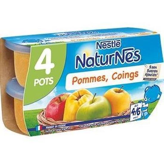 Nestle Naturnes Pommes Coings 4x130 G Des 4 6 Mois Achat Vente Compote Dessert Fruite Nestle Naturnes Pommes Coings 4x130 G Des 4 6 Mois Cdiscount Pret A Porter