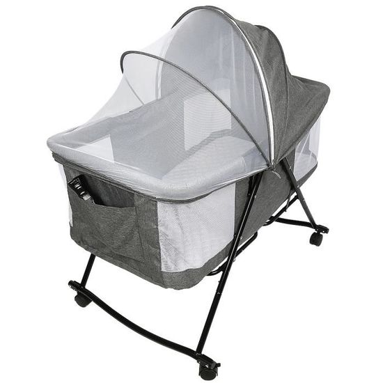 Moustiquaire Bébé Lit Berceau Pliable - Housse Anti-Moustiques Respirante Pour Berceau Hamac Cododo Voyage