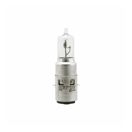Ampoule Halogène HELLA 8GD 008 897-121 - Type S1, 12V 25/25W, Culot BA20d, Qualité Standard, Boîte Individuelle - 1