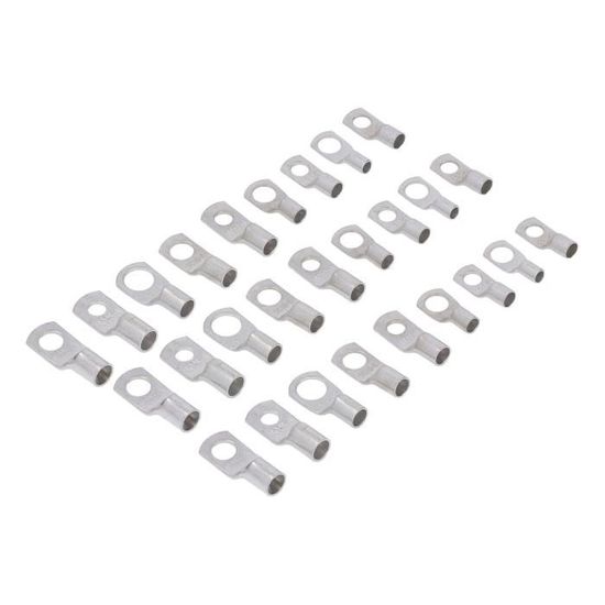 Kit De 260 Cosses à Anneau - Couleurs Rouge, Bleu, Jaune - Pour Fils De 0,5 à 6 Mm² - Parfait Bricolage & Pro