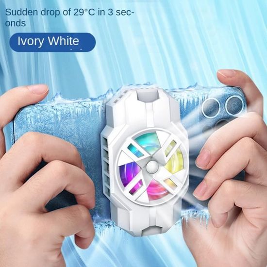 Ventilateur De Cou Refroidissement Semi-Conducteur Climatiseur Suspendu Portatif, Portable 4000MAh