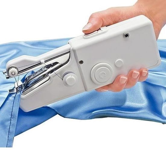 Mini Machine à Coudre Portable Bleue – Manuelle, Légère, Pour Réparations Rapides | Idéale Voyage, Débutants, Ourlets - 12