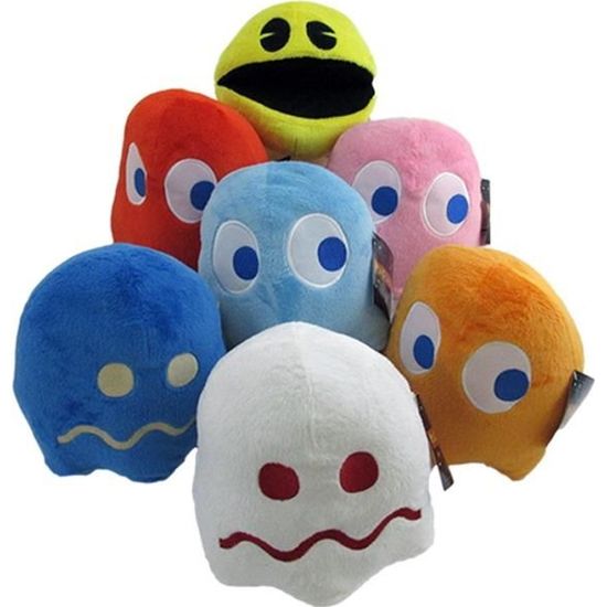 Peluche Pac Man 15cm Modèle Aléatoire