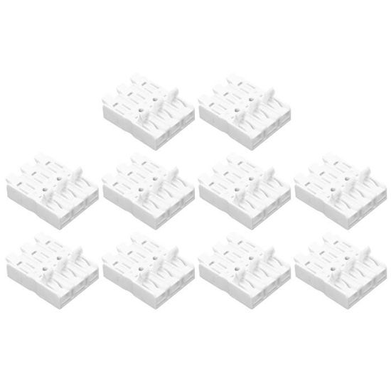Borniers électriques En Laiton - Lot De 10 - 6,5 X 2,4 X 1 Cm - Vis M4 - Pour Armoires De Distribution