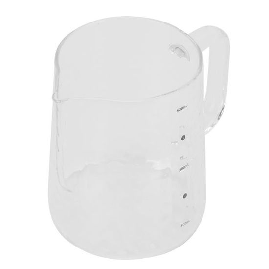 Tasses à café en Verre à Double paroi avec poignée, Jeu de 2 Tasses