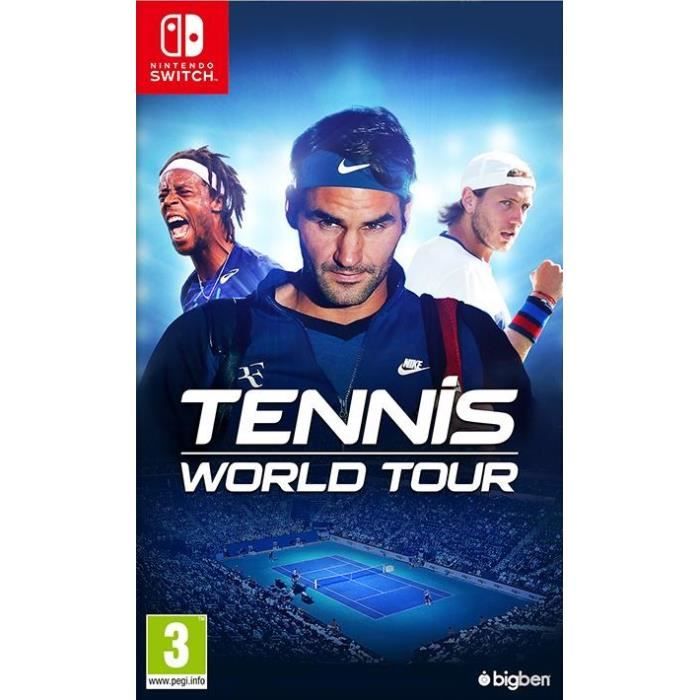 Tennis World Tour jeu Switch