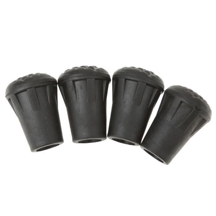SURVIE 4pcs Embouts En Caoutchouc De Remplacement Finissent Pour La Randonnée Bâton De Marche Bâtons De Randonnée 3cm