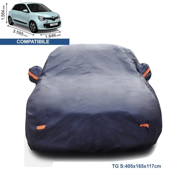 Housse Auto Housse Imperméable à l’eau avec 6 réflecteurs compatible pour Twingo