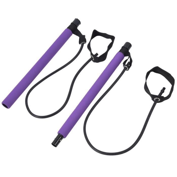 Yoga Pilates Portable Bar bâton Bande de résistance multi-fonctionnelle Fitness Sport Formation