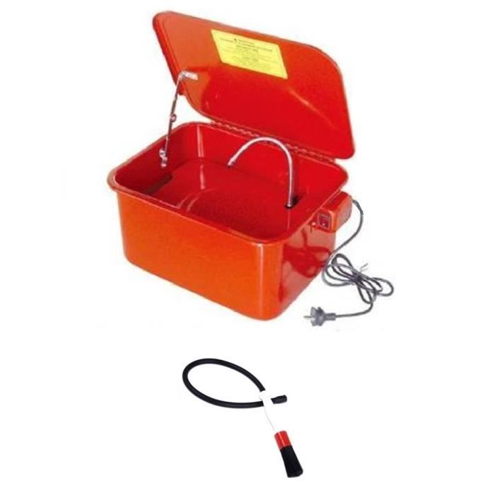 Fontaine de Nettoyage Lavage 13,5L litres 3,5 gal avec Pinceau Brosse