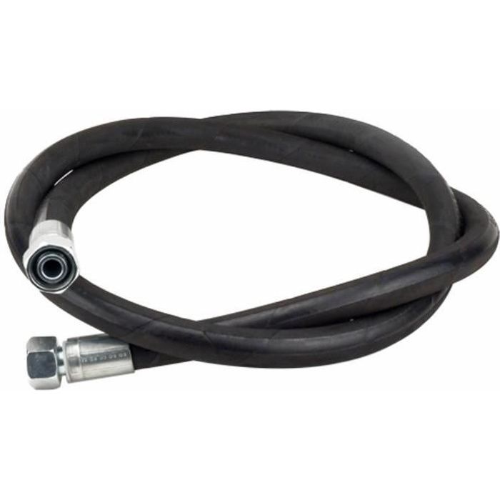 Flexible hydraulique 2SN 1/4" avec raccords droits L 600