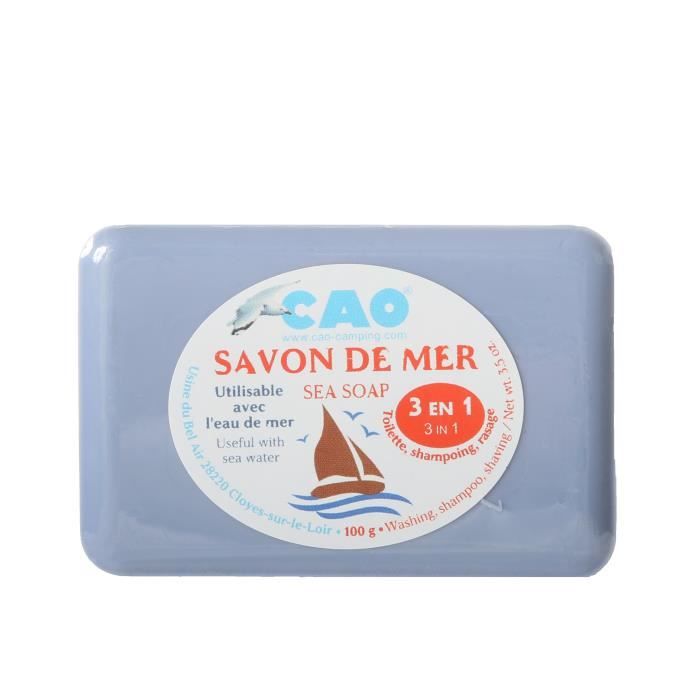 CAO CAMPING Savon de mer 3 en 1 - 100 g