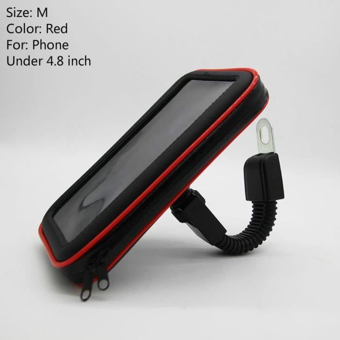 Universel vélo Support pour téléphone Support Support 4.7-6.3 pouces Mobile Support pour téléphone étanche moto moto S -EZPTESA09248