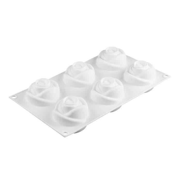 LEEGOAL Moule à gâteaux Pâtisserie en silicone pour Cuisine Rose Bi14508
