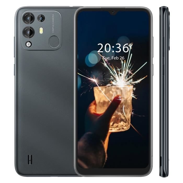 Blackview A55 Pro Smartphone Pas cher 64 Go 6.53'' écran Octa core 13MP 4780mAh GPS Double Sim - Noir