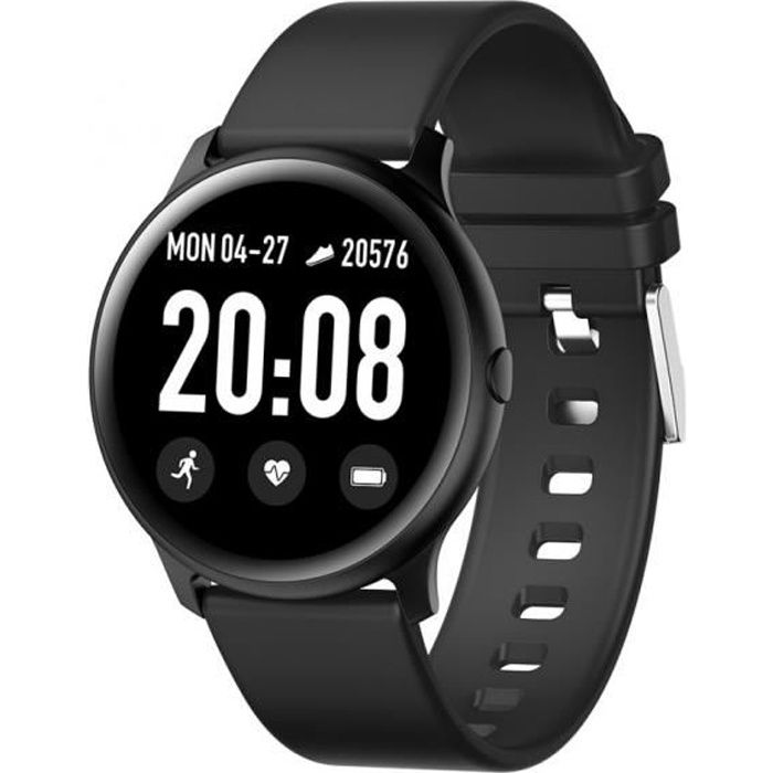 Montre connectée HR-CONNECT - Bluetooth - IP67 - LCD - 3 jours - cardiofréqencemètre - noir - Cellys