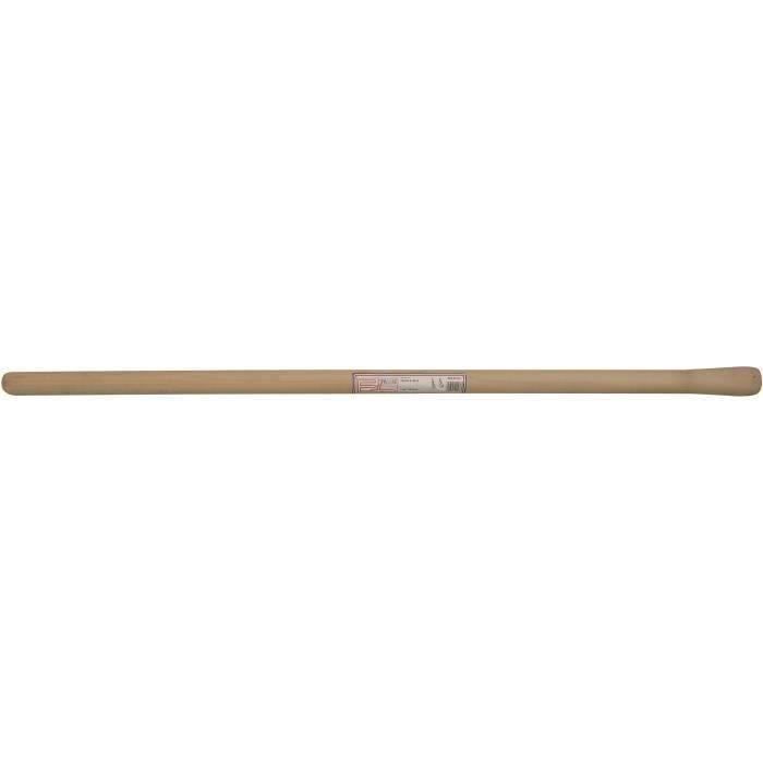 Manche en bois dur poncé adaptable pour houe, Ø45mm x 1,1m