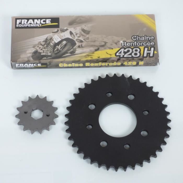 Kit chaîne de transmission 15x39 Pas 428 moto Honda 125 CM-T 1978 à 1979 Neuf
