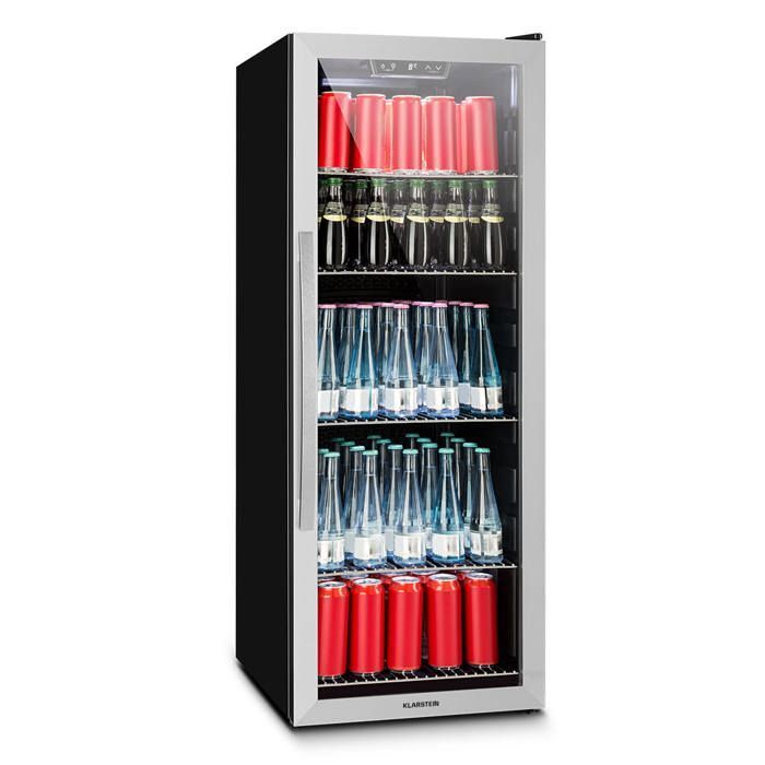 Réfrigérateur à boissons - Klarstein Beersafe 5XL - 201 L - Verre & inox