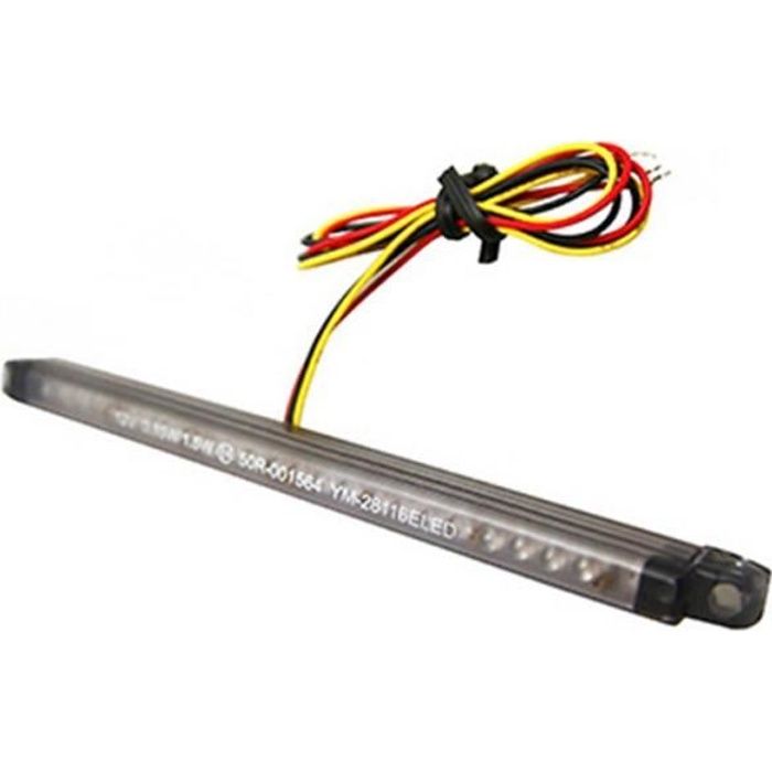 PHARES FEU AR UNIVERSEL REPLAY A LEDS BARETTE FUME (24 LEDS ROUGE) -HOMOLOGUE CE-