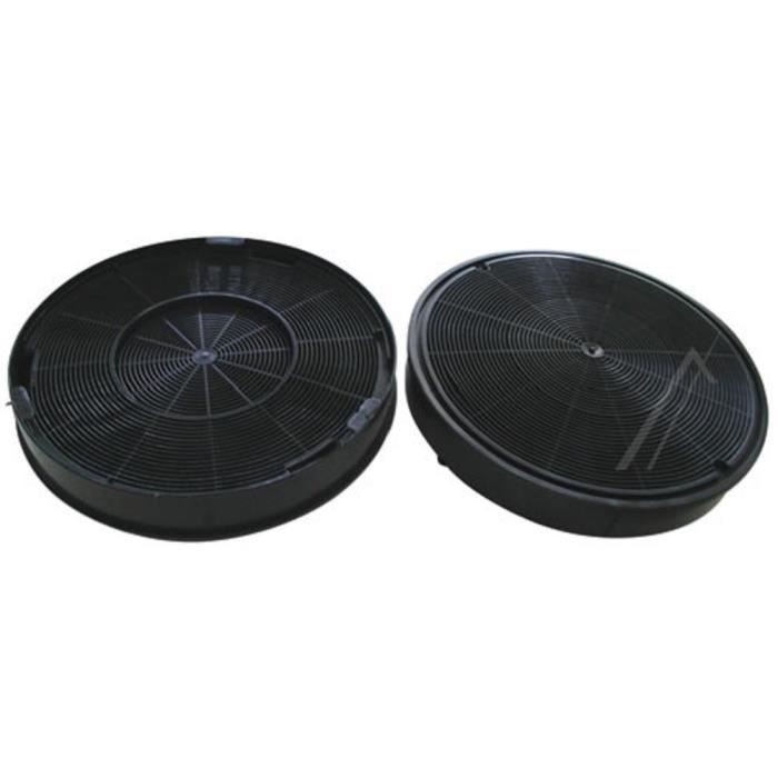 LOT 2 FILTRES A CHARBON POUR HOTTE ROBLIN DIAMETRE 196MM