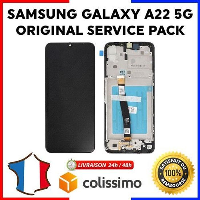 Ecran LCD + Vitre Tactile Samsung Galaxy A22 5G SM-A226B ORIGINAL Service Pack