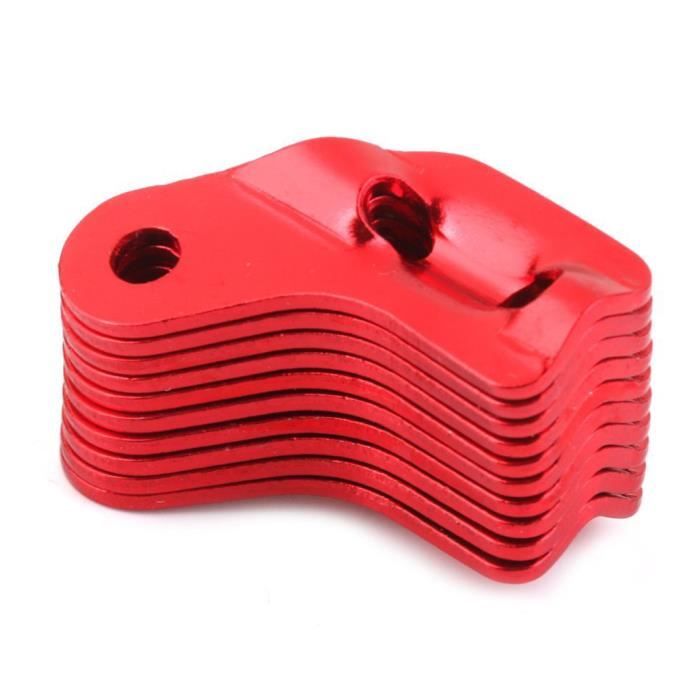 Boucle de corde de tente Tendeur de cable antiderapant reglable Outil de fixation en alliage d'aluminium en L antiderapants