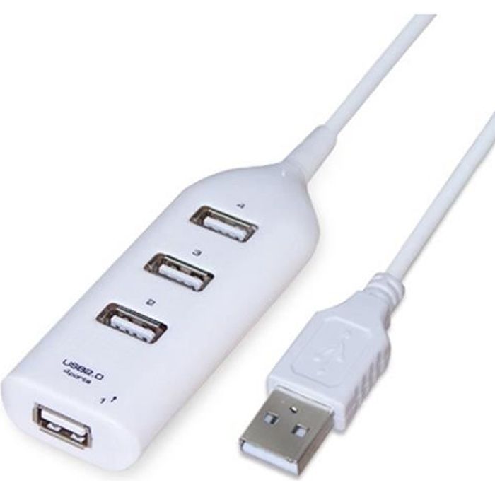 DIGIFLEX Compact Hub 2.0 USB avec 4 ports