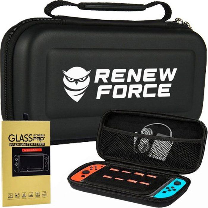 Ensemble de Protection Complet pour Nintendo Switch Étui Coque et Protecteur d'Écran en