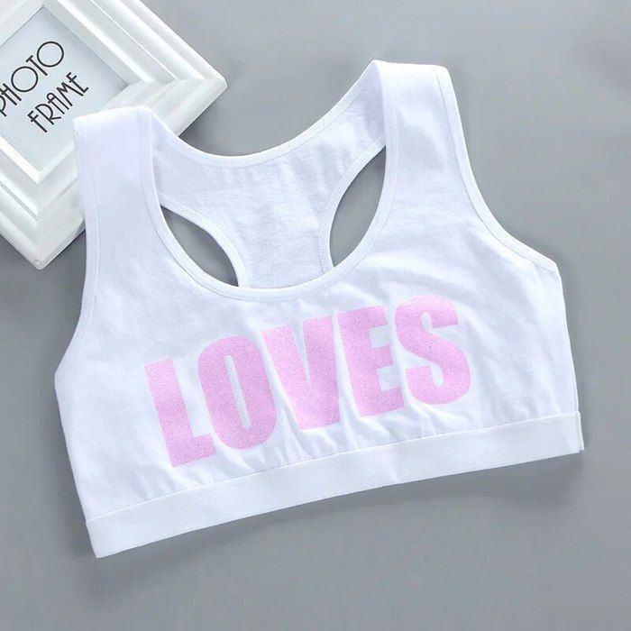 Lot De 3 Soutiens-gorge De Sport Pour Filles 5-13 Ans - Sans Armatures Ni Rembourrage - 85% Nylon, 15% élasthanne - Confort Et Soutien Doux