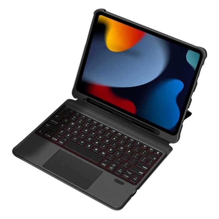Pour iPad Air 11 (2024) / Air (2020) / Air (2022) / Pro 11 pouces (2018) / (2020) / (2021) / (2022) Étui pour Bluetooth amovible
