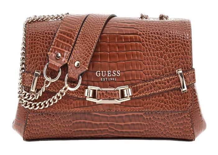GUESS Sac à épaule marron pour femme - Silvye Convertible Xbody Flap