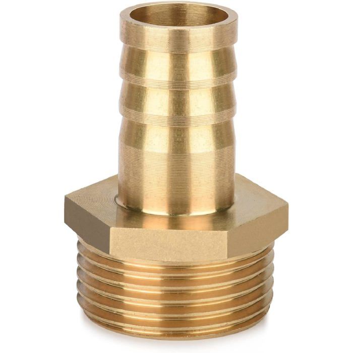 Raccord De Tuyau En Laiton 1/2 Pouce - Adaptateur Robinet Avec Arrêt D'eau, Pour Jardin, Cuisine Et Nettoyage