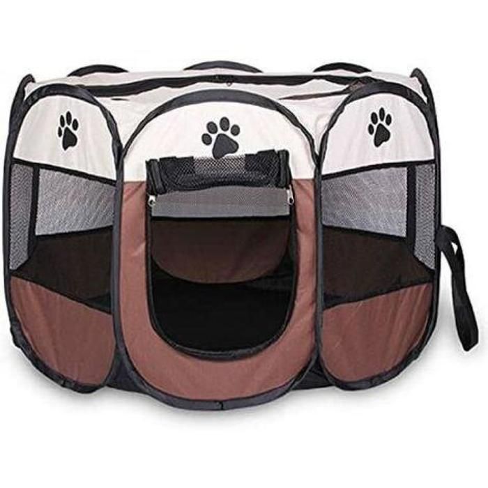Comparer les prix de Tente Pliable Portable Pour Animal De Compagnie - Cage Pour Chien Ou Chat - Tente Parc Pour Chiots - Opération Simple - Clôture