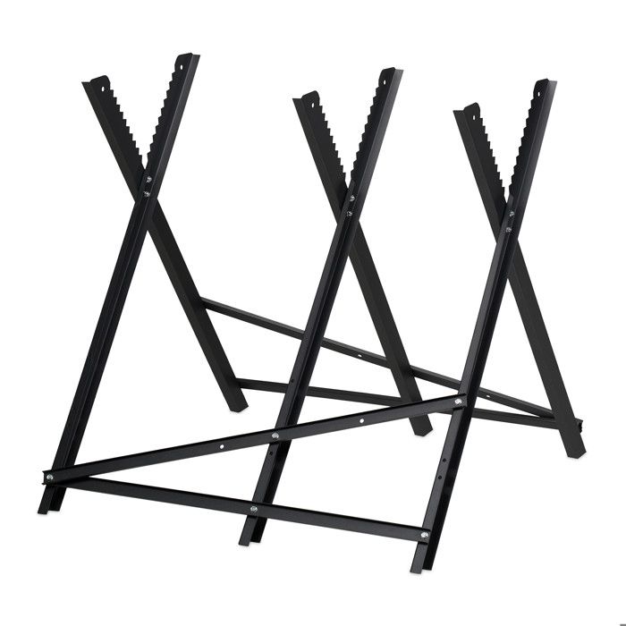 Support Scie à Bois Chevalet De Sciage Pliable Izrielar - 80x81x80cm, Charge 150kg, Pour Scie à Bois Chevalet Pour Couper Du Bois