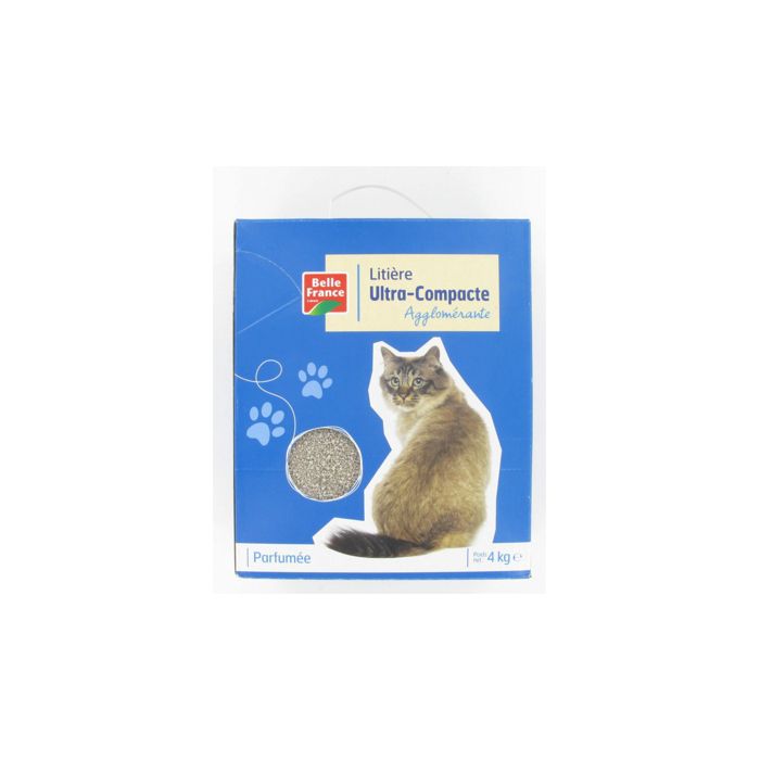 Meilleurs prix pour Litière - GÉNÉRIQUE - Ultra Compact - Parfumée - 4 kg - Bleu