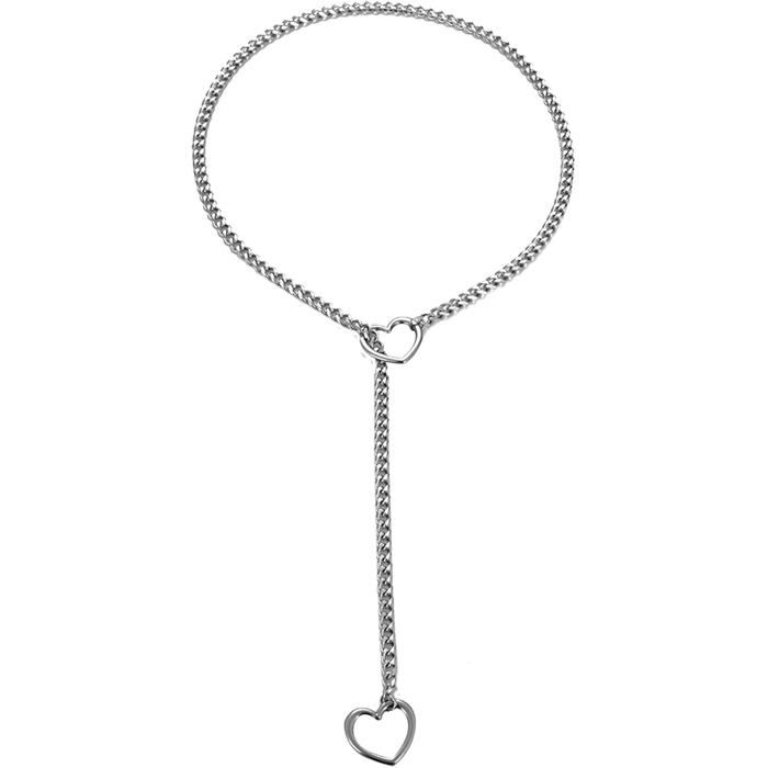 Collier Choker Cœur Lettres – Bijou Minimaliste Pour Femmes, Cadeau Tendance