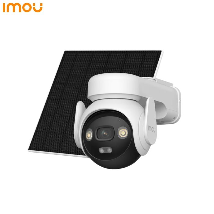 Caméra Extérieure Sans Fil Imou AOV PT 5MP 3K – Wi-Fi + 4G IA Batterie 10000mAh Panneau Solaire Modèle IPC-B7ED-5M0TEA-EU/FSP14