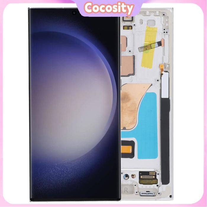Cocosity remplacement décran tactile de téléphone Écran de remplacement pour S23 Ultra 5G 68 pouces telephonie telephone Argent
