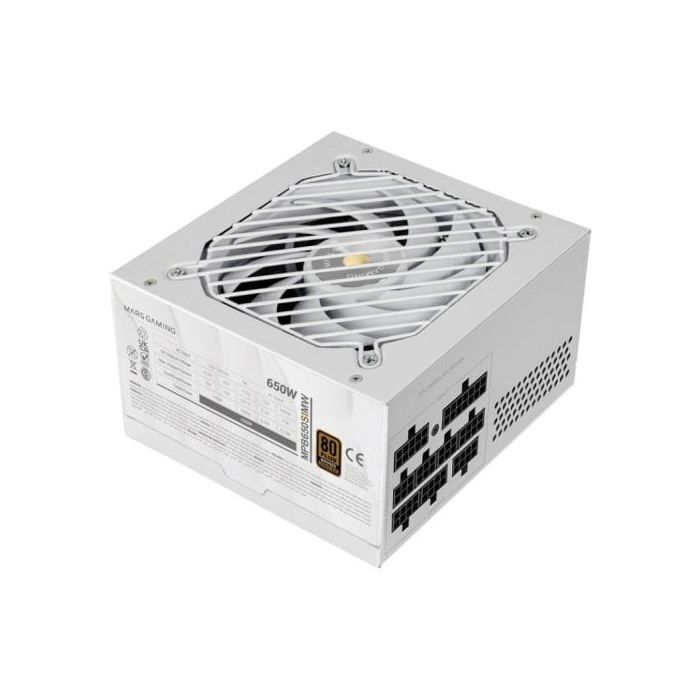 Fuente de Alimentación Mars Gaming MPB650SIM 80 PLUS modulaire ventilateur silence - vue 2
