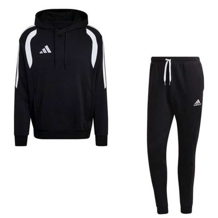Nouveau Jogging Polaire A Capuche Adidas Climacool Noir Pour Homme