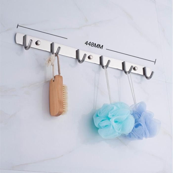 Crochet épais solide - Aueq - acier inoxydable patère cuisine salle bain derrière porte patère porte manteau chapeau vadrouille cr