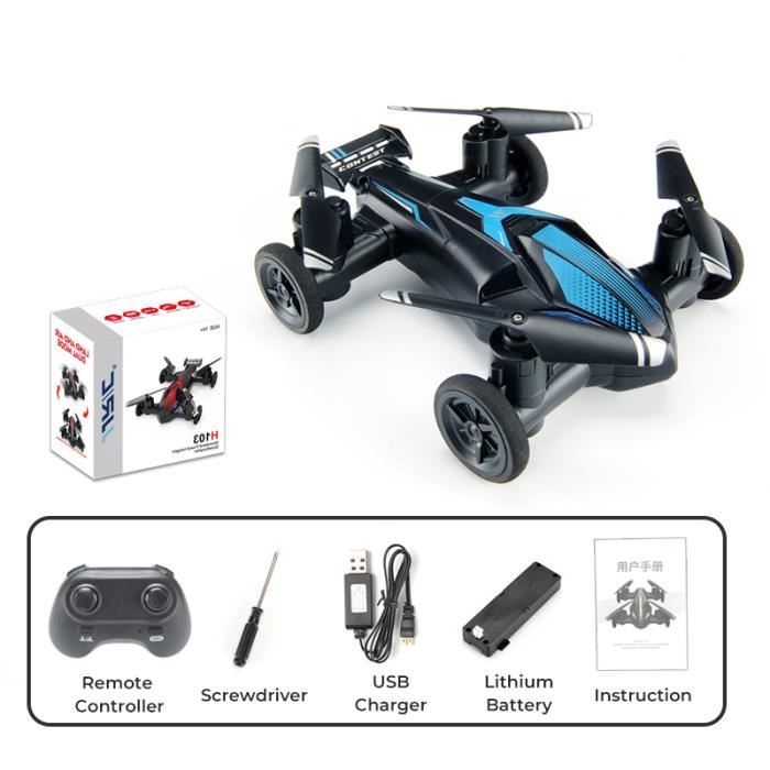 Drone Avion Télécommandé 2.4GHz Avec LEDs - Pour Enfants Et Débutants, Vol 360°, Temps De Vol 8-10min