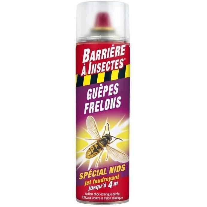 BARRIERE A INSECTES Guêpes, frelons Spécial nids - Aérosol 500 ml