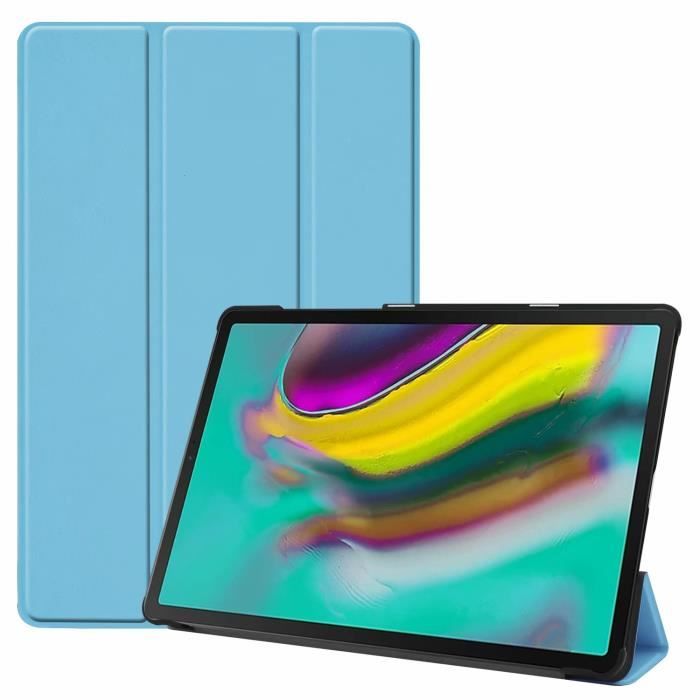 Housse iPad 10.2 2020 - Coque iPad 8e Génération, Léger PU Cuir Antichoc  Etui Tablette Housse [Auto Réveil /Veille] - Bleu ciel - Cdiscount  Informatique