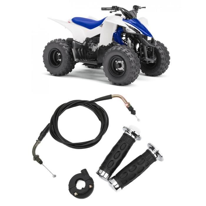 Poignées De Guidon Twist Pour Yamaha PW50 - Lot De 2, Droite Et Gauche, En Caoutchouc/plastique, Remplacement Facile, Couleur Bleue