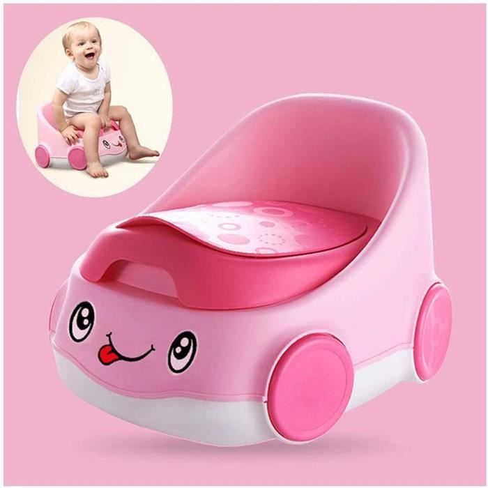 Pot D'apprentissage Bébé - Siège Toilette Enfant Antidérapant Et Confortable - Rose Ou Bleu