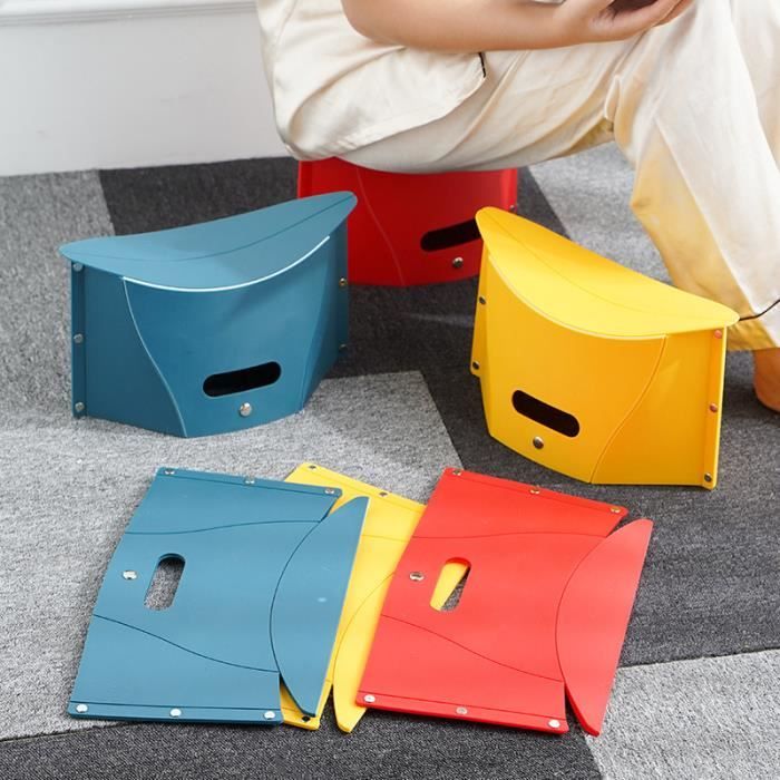 Tabouret Pliant - Marque Inconnue - Portable en PP - Ultra Léger - 100 kg Max